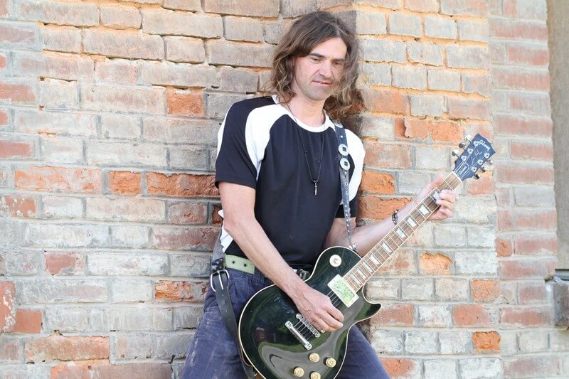 Autor Achim Heinze und Rock and Roll Junkie Autor Achim Heinze und Rock and Roll Junkie