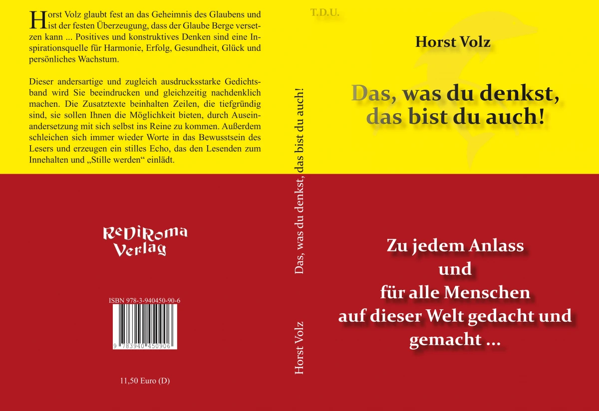 Buch "Das, was du denkst, das bist du auch!" von Horst Volz Buch "Das, was du denkst, das bist du auch!" von Horst Volz