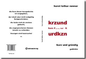Buch "kurz und gründig" von Horst Lothar Renner Buch "kurz und gründig" von Horst Lothar Renner