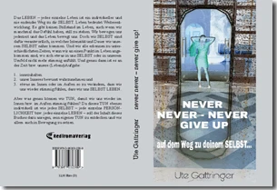 Buch "Never never – never give up!" von Ute Gattringer Buch "Never never – never give up!" von Ute Gattringer