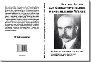 Buch "Zur Gestaltpsychologie menschlicher Werte (Autor: Max Wertheimer)" von Hans-Jürgen P. Walter Buch "Zur Gestaltpsychologie menschlicher Werte (Autor: Max Wertheimer)" von Hans-Jürgen P. Walter