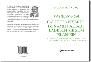 Buch "Papst Franziskus, im Namen Allahs lade ich Sie zum Islam ein" von Muzaffer Andac