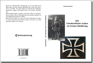 Buch "Die Frankenthaler Juden im Ersten Weltkrieg" von Paul Theobald
