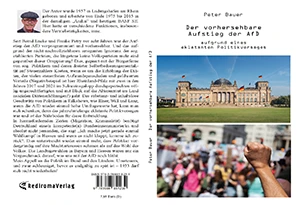 Buch "Der vorhersehbare Aufstieg der AfD" von Peter Bauer Buch "Der vorhersehbare Aufstieg der AfD" von Peter Bauer