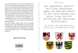 Buch "Das ungesühnte deutsch-polnische Verbrechen gegen die Menschlichkeit an den Vertriebenen und deren Erben und die Zerstörung des deutschen Rechtsstaats" von Peter Kloer Buch "Das ungesühnte deutsch-polnische Verbrechen gegen die Menschlichkeit an den Vertriebenen und deren Erben und die Zerstörung des deutschen Rechtsstaats" von Peter Kloer