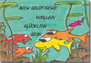 Buch "Auch Goldfische wollen glücklich sein" von Annett Beister