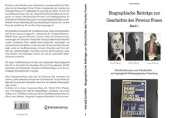 Buch "Biographische Beiträge zur Geschichte der Provinz Posen - Band 1"