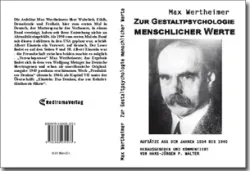 Buch "Zur Gestaltpsychologie menschlicher Werte (Autor: Max Wertheimer)"
