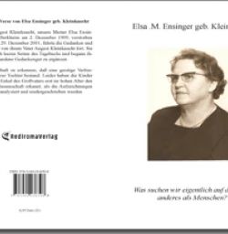 Buch "Elsa M. Ensinger geb. Kleinknecht"