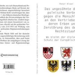 Buch "Das ungesühnte deutsch-polnische Verbrechen gegen die Menschlichkeit an den Vertriebenen und deren Erben und die Zerstörung des deutschen Rechtsstaats"